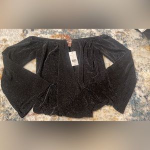 Off the shoulder Willow Root (buckle) blouse